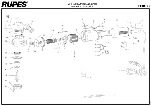 Vue eclatee FR32ES#230/H5/DE/STD