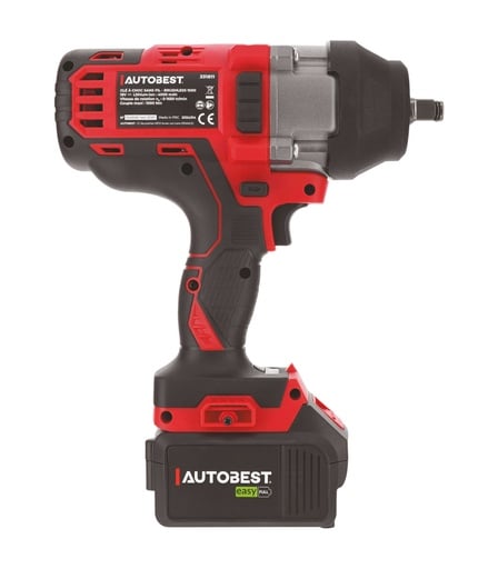 Clé à Choc Sans Fil Brushless 18V 1000Nm + Batterie 4Ah - Autobest - 1