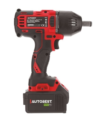 Clé à Choc Sans Fil Brushless 18V 400Nm + Batterie 4Ah - Autobest - 1