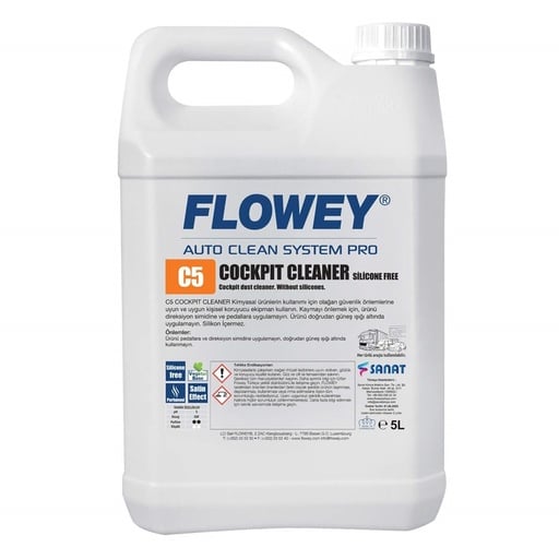 C5 Cockpit Cleaner Nettoyant Habitacle Satiné - Flowey