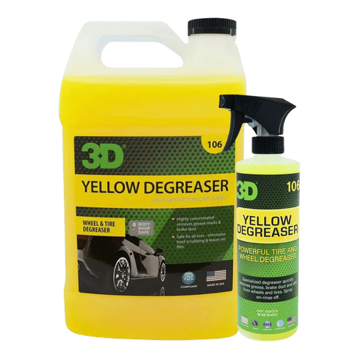 Yellow Degreaser - Dégraissant Jantes Pneus & Passage de Roues - 3D Car Care