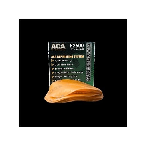 ACA Flex P2500 75mm Abrasif Orange – 3D Car Care