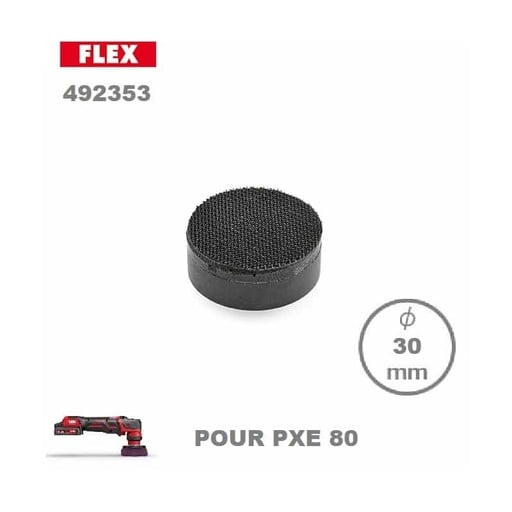 Plateau Backing Plate 30mm pour PXE 80 - Flex