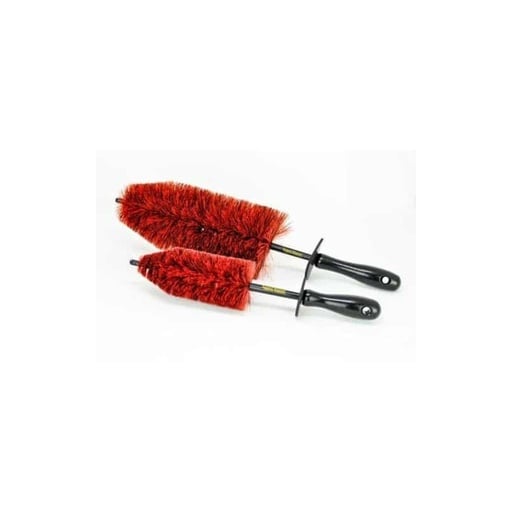 Lot de 2 Brosses Jantes EZ Detail Rouge (Large + Mini) - EZ Detail