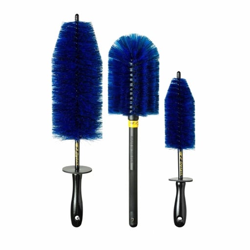 EZ Detail Brush Set - Kit 3 Brosses Jantes