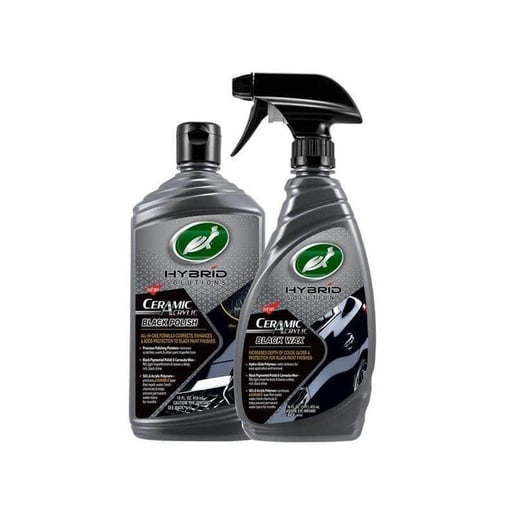Kit Hybrid Solutions Turtle Wax - Ceramic Black Polish & Wax