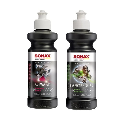 Kit Polish Sonax Profiline Cutmax + Perfect Finish 250ML