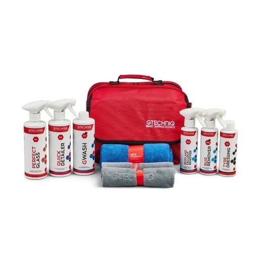 Kit Gtechniq Essential Maintenance: Pack d'entretien et de protection automobile