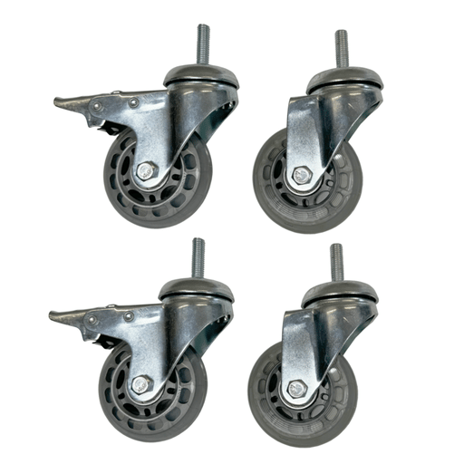 Roues métal caoutchoutées pour BLO AIR-GT (lot de 4) - Blo Car Dryer