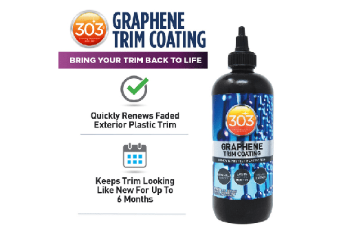 303 Graphene Trim Coating - Protection graphène plastiques extérieurs