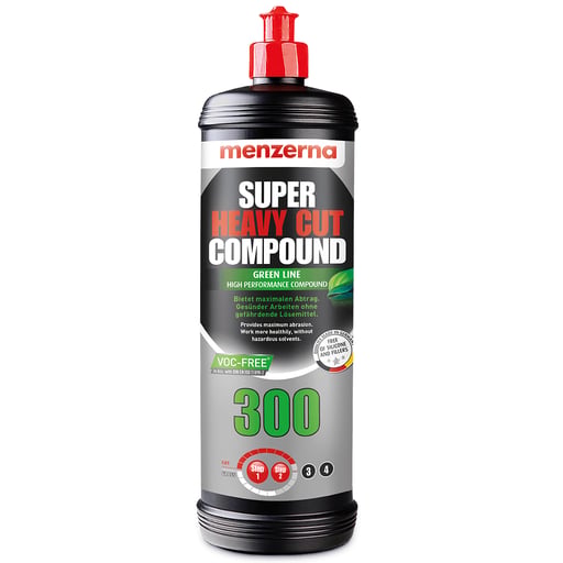 Menzerna Super Heavy Cut Compound 300 Green Line - Compound de coupe forte sans COV