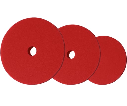 Menzerna Heavy Cut Foam Pad - Pad mousse rouge coupe