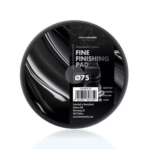 ChemicalWorkz Fine Finishing Performance Pad - Pad de finition noir