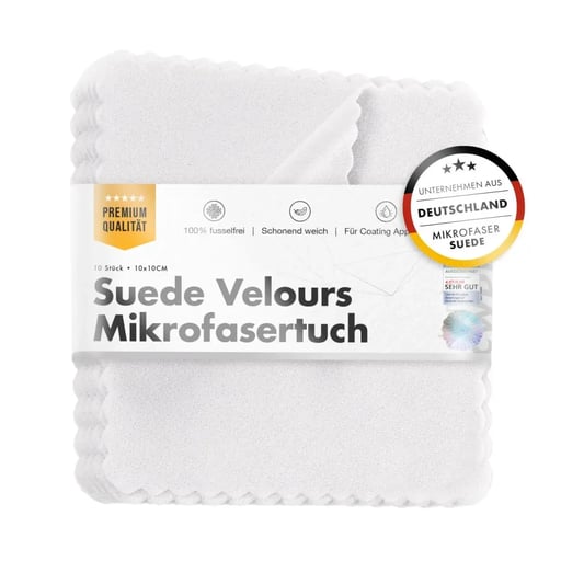 ChemicalWorkz Suede Towels 10 x 10 cm - Lot de 10 microfibres suède pour coating