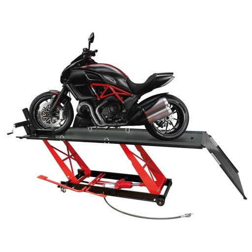 Table de levage moto hydropneumatique 450kg - Autobest