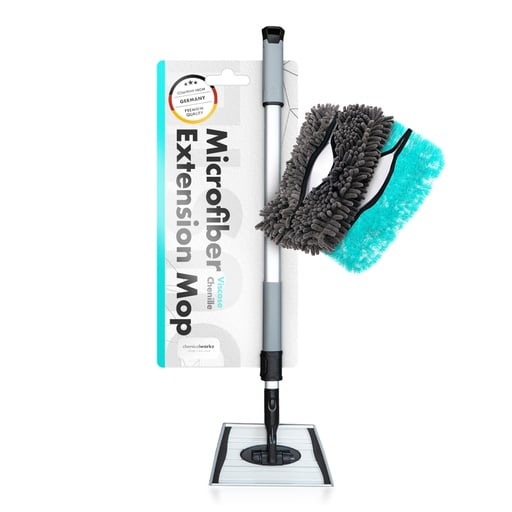 ChemicalWorkz Microfibre Extension Mop - Balai télescopique microfibre