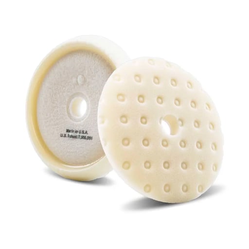 Lake Country CCS Curved Edge Rotary Blanc - Polissage - Pad mousse rotative