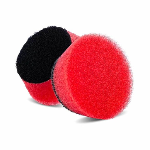 Lake Country FORCE Pad Rouge - Finition finale - Pad mousse hybride orbital