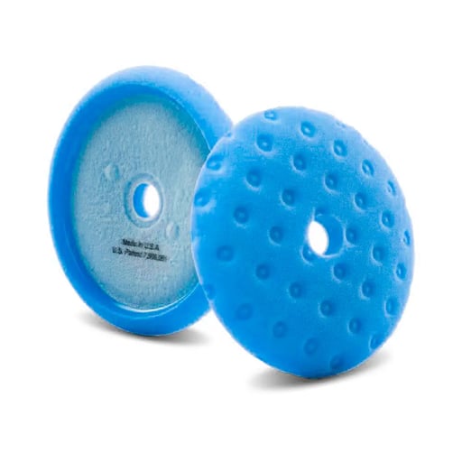 Lake Country CCS Curved Edge Rotary Bleu - Polissage léger - Pad mousse rotative