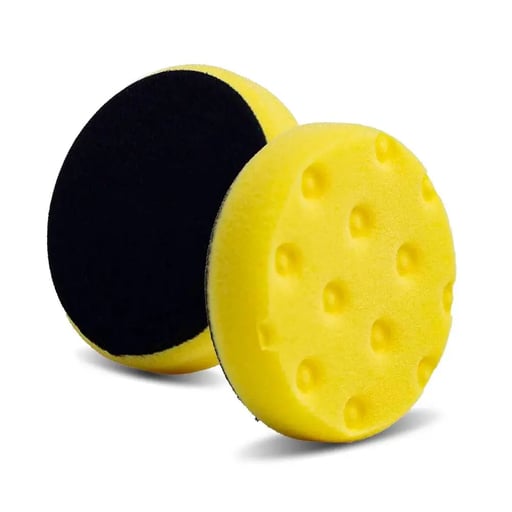 Lake Country CCS Pad Jaune - Coupe 3.5" - Lot de 2