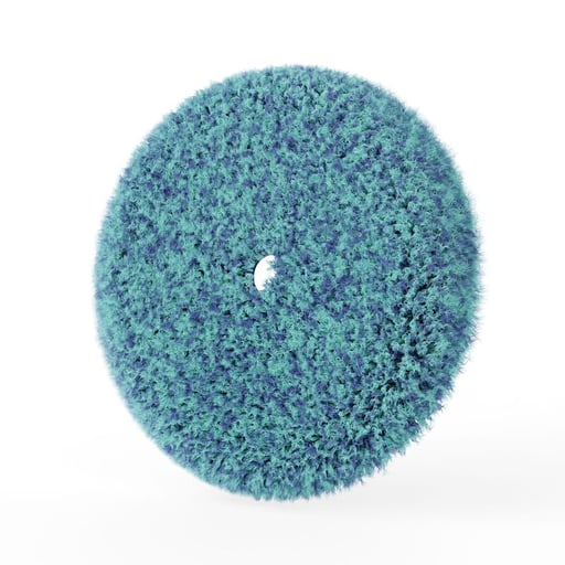Lake Country Marine Double Sided Blue/Teal Wool Pad 8" - Pad laine mélangée double face