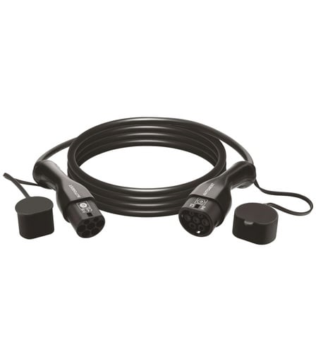 Câble de recharge véhicule électrique/hybride 5m 16A Type 2 - Autobest