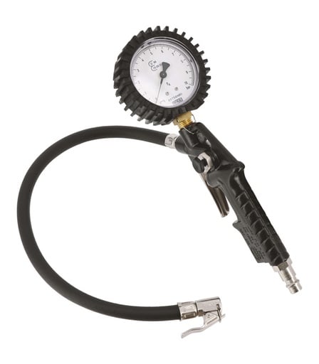 Pistolet de Gonflage avec Manomètre Homologué - Autobest