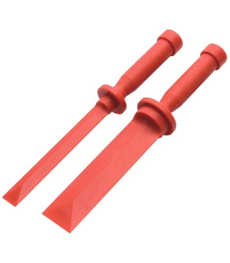 Lot 2 Grattoirs Plastiques Souples 19 et 38mm - Autobest