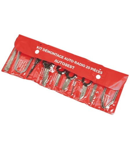 Kit démontage auto radio 20 pièces - Autobest
