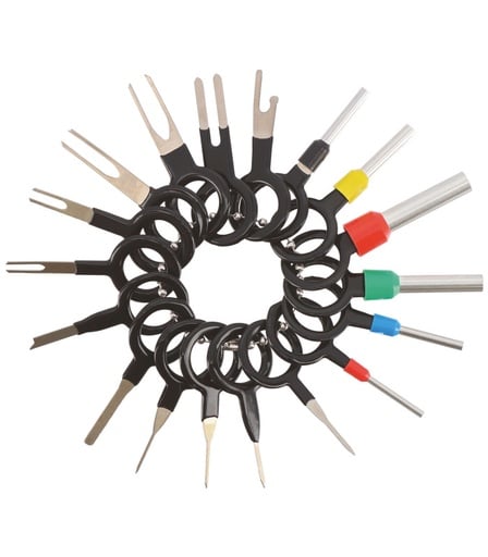 Jeu de 18 Extracteurs de Cosses Électriques - Autobest