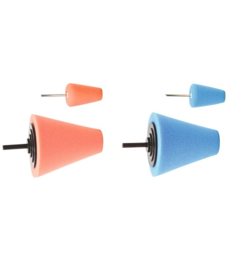 Lot de 4 Cônes de Polissage Mousse Jantes & Recoins - Autobest