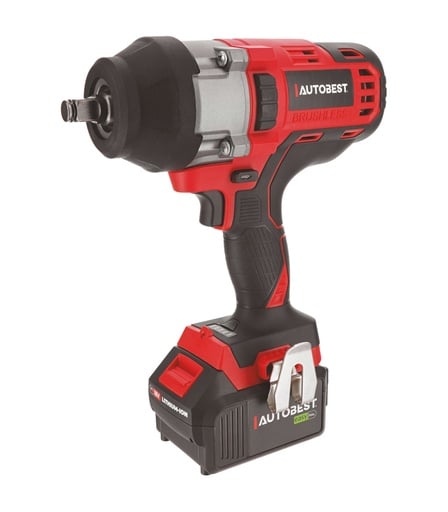 Clé à Choc Sans Fil Brushless 18V 1000Nm + Batterie 4Ah - Autobest