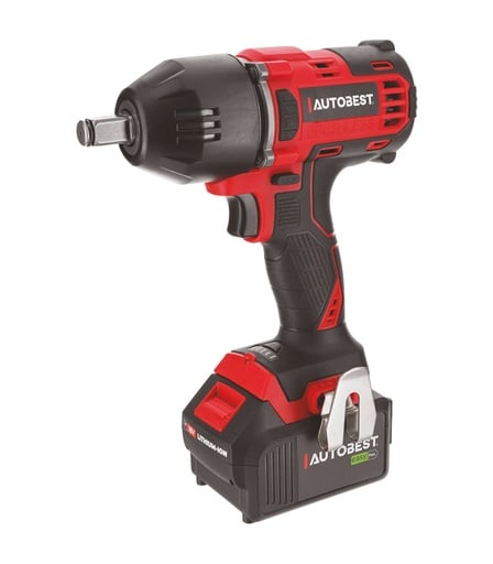 Clé à Choc Sans Fil Brushless 18V 400Nm + Batterie 4Ah - Autobest