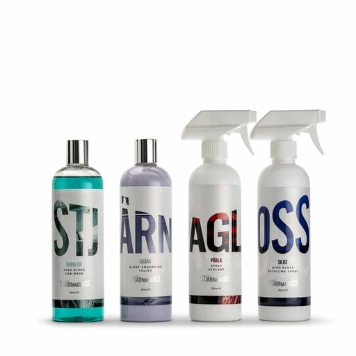 KIT DETAILING CORE FOUR - SHAMPOING SCELLANT ET SPRAY DE FINITION