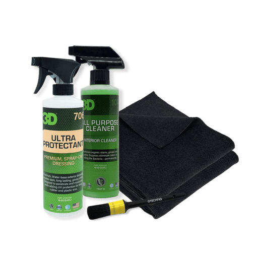 Kit de Nettoyage - Entretien Plastique Intérieur