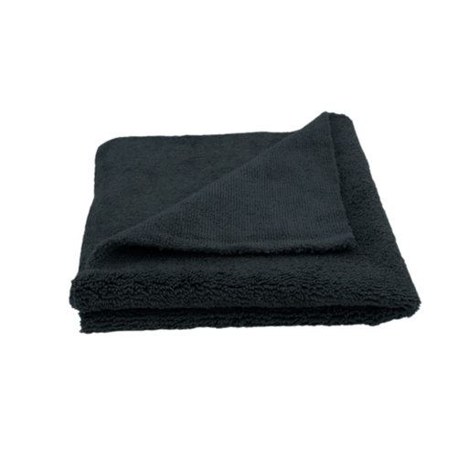 Serviette noire ultra moelleuse sans bords